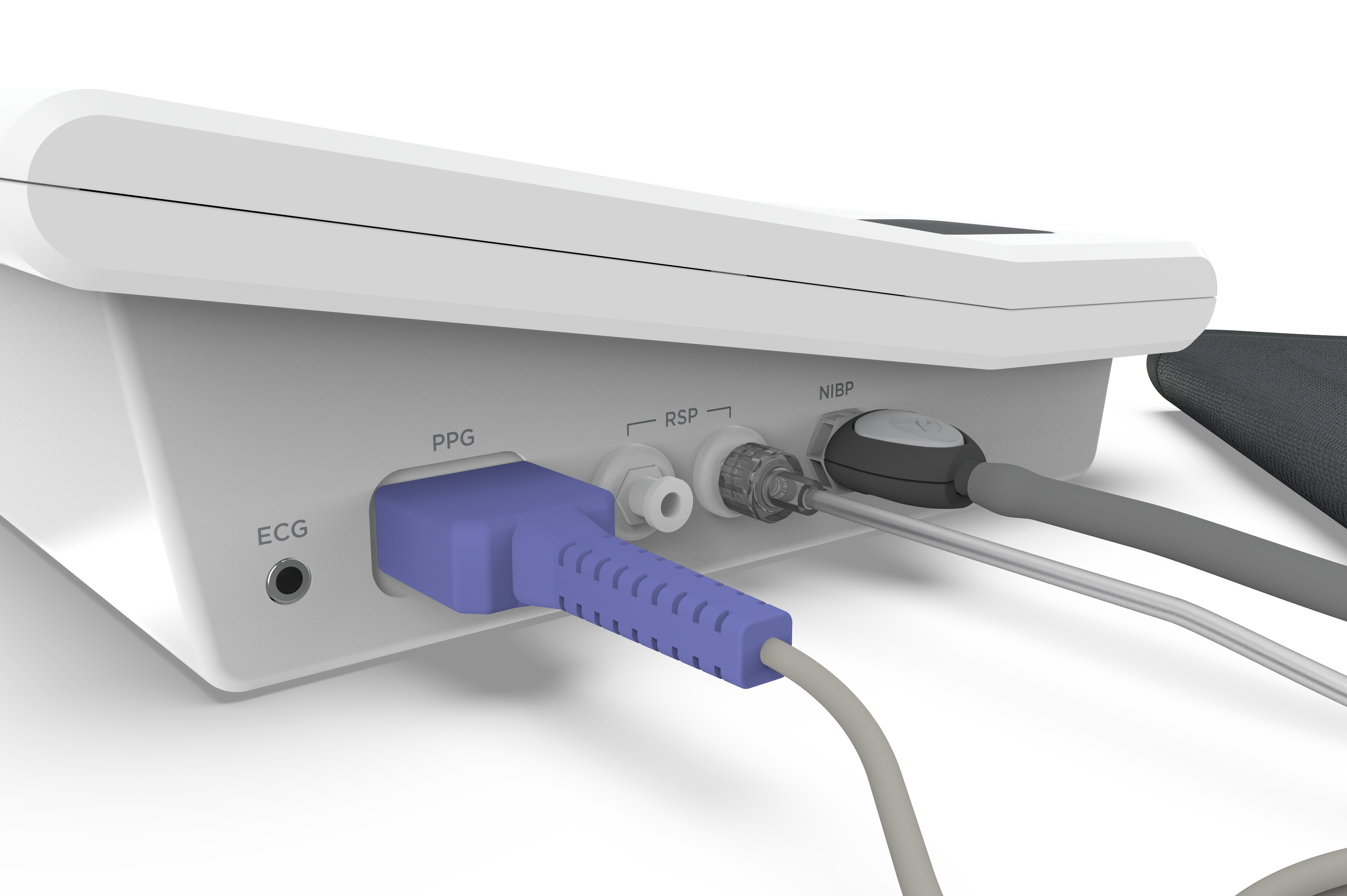 Back of wristband with app view